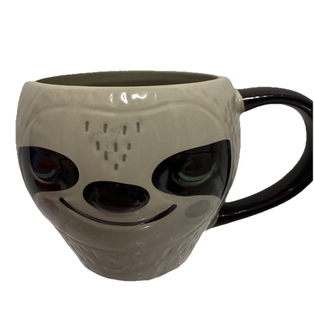 Sloth Coffee Mug Tea Cup Planter 3D Painted